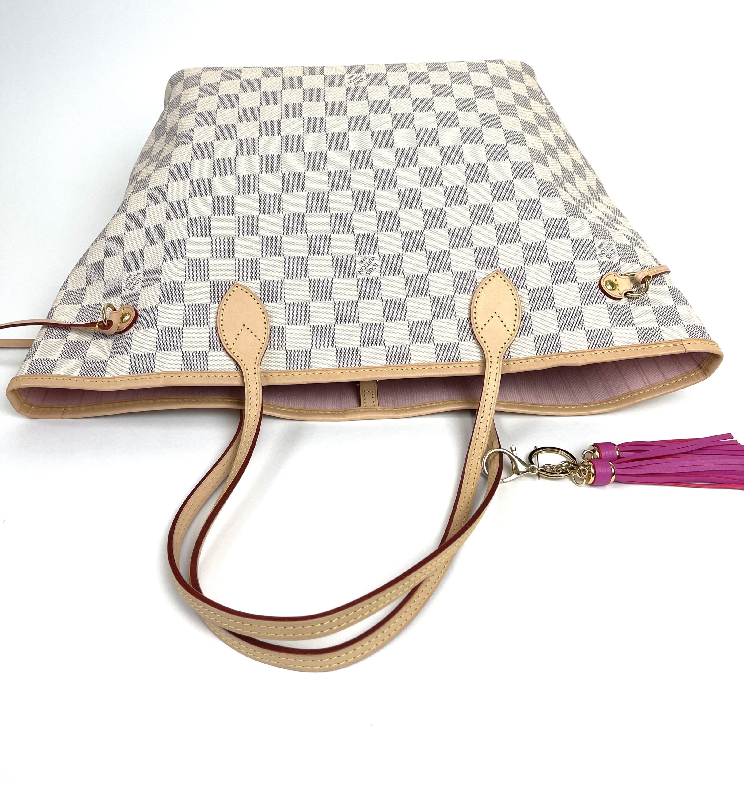 Louis Vuitton Neverfull MM Azur Rose with Pouch – Now You Glow