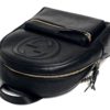GUCCI Black Leather Soho Chain Backpack 10