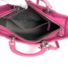 Christian Dior Lady Dior Hot Pink Lambskin Cannage Large 17