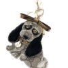 Gucci Beige/Ebony GG Coated Canvas Supreme Sam Guccioli Beagle Keychain Charm 4