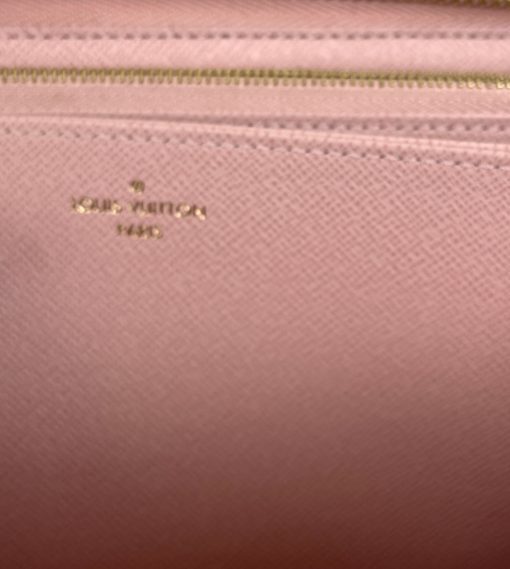 Louis Vuitton Azur Zippy Wallet with Rose Ballerine Interior