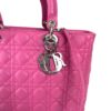 Christian Dior Lady Dior Hot Pink Lambskin Cannage Large 21