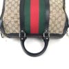 Gucci GG Web Boston Bag with Red and Green Stripe 16