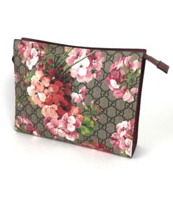 Gucci Large GG Supreme Blooms Cosmetic Case