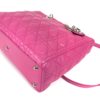Christian Dior Lady Dior Hot Pink Lambskin Cannage Large 39