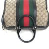 Gucci GG Web Boston Bag with Red and Green Stripe 17