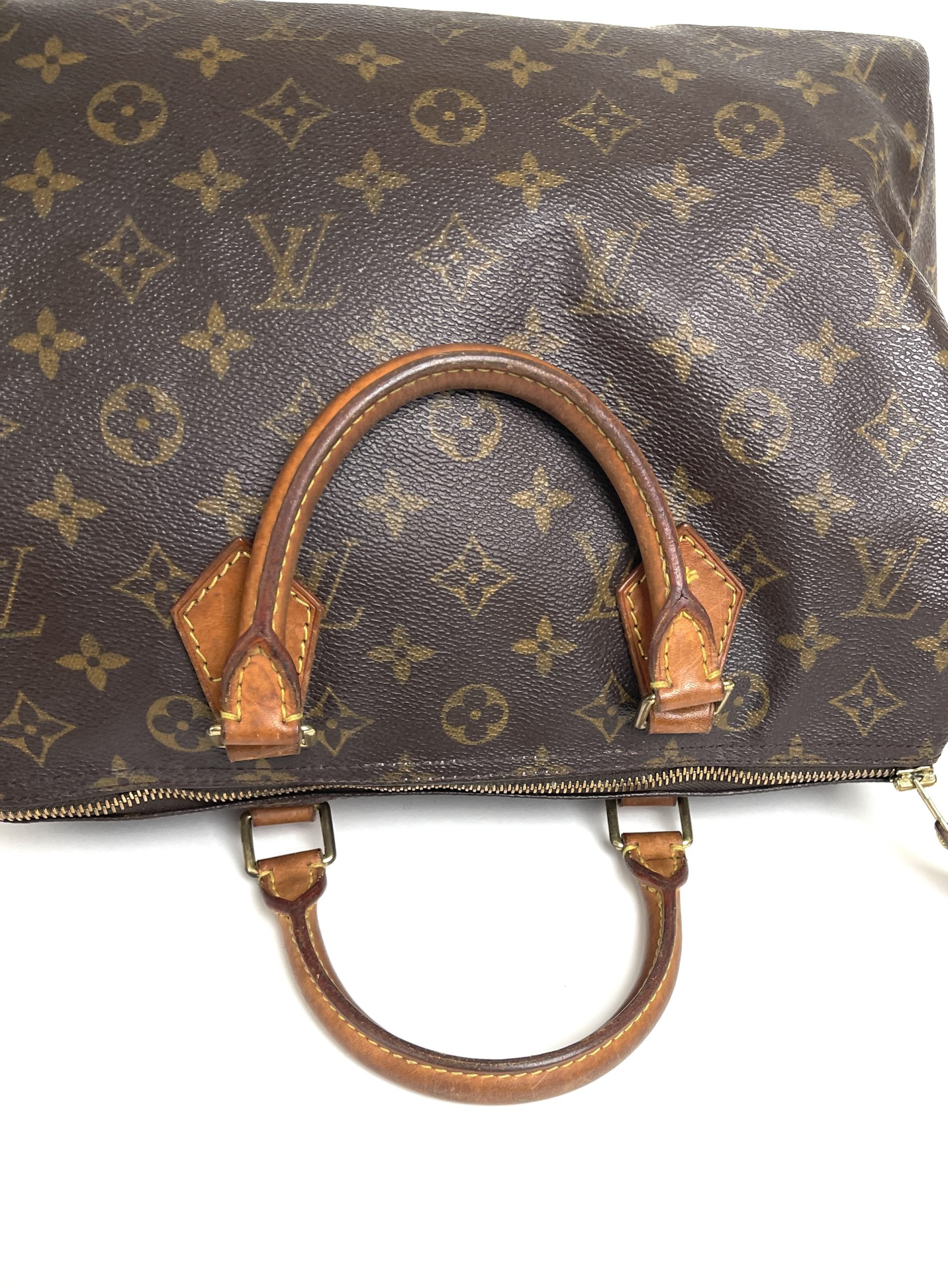 AUTH Louis Vuitton Satchel Nag Speedy 30 Brown 840248 Used LV Handbag  Vintage