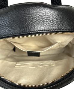 GUCCI Black Leather Soho Chain Backpack