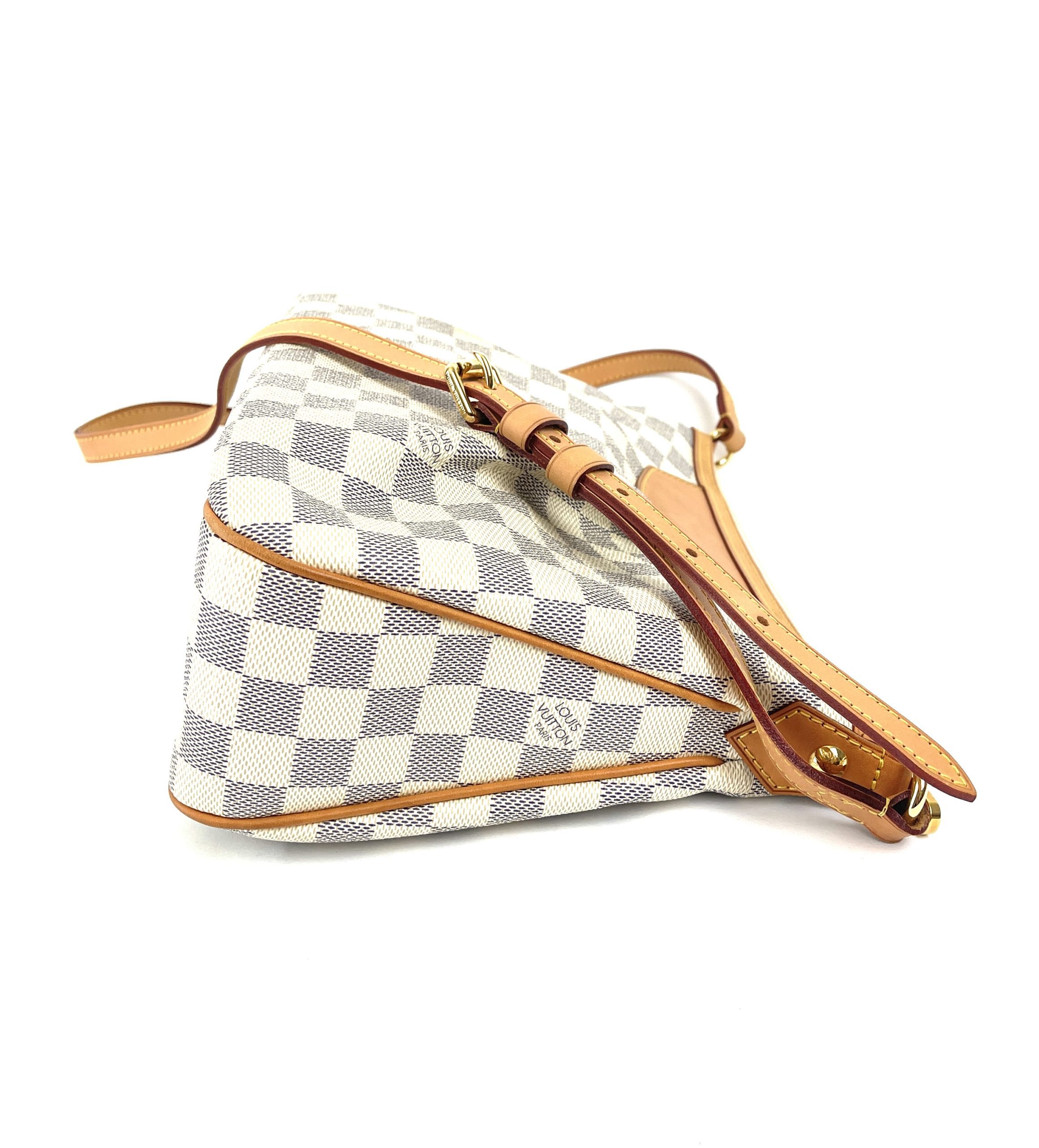 Louis Vuitton Damier Azur Siracusa PM Shoulder Bag (SHF-JlsstH) – LuxeDH