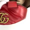 Gucci GG Marmont Quilted Red Matelassé Leather Backpack 8