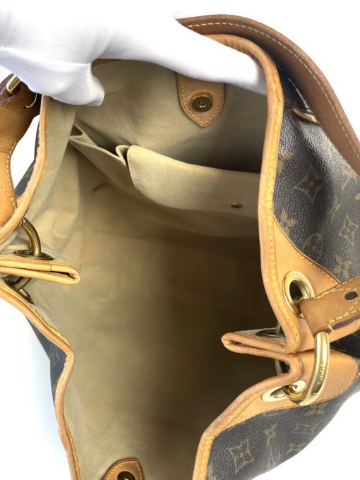 Louis Vuitton Monogram Galliera GM Hobo Shoulder Bag inside