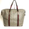 Vintage Gucci GG Logo Supreme PVC Canvas Tote 5