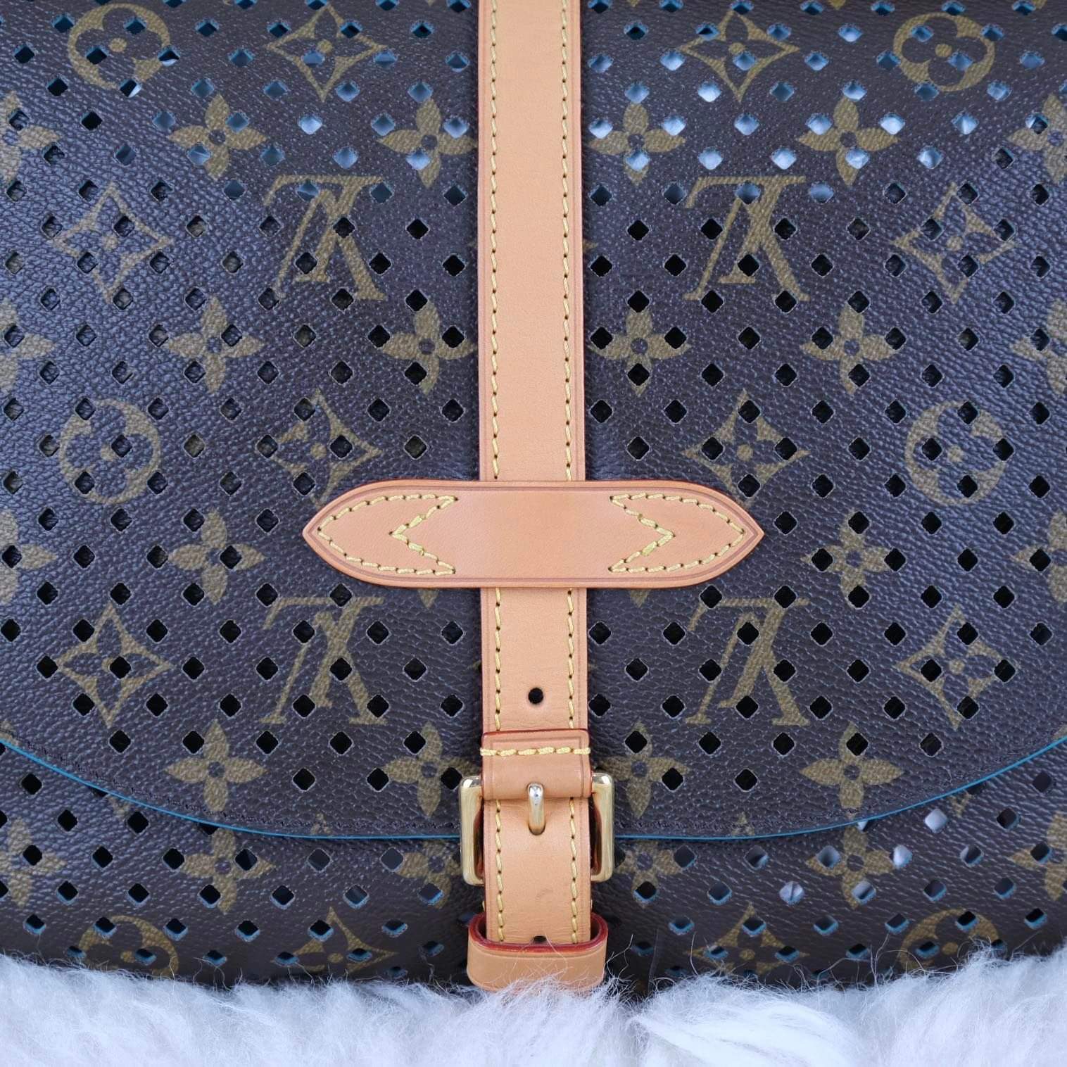 Authentic Louis Vuitton Saumur Bag GM
