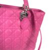 Christian Dior Lady Dior Hot Pink Lambskin Cannage Large 22