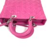 Christian Dior Lady Dior Hot Pink Lambskin Cannage Large 30
