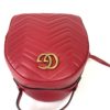 Gucci GG Marmont Quilted Red Matelassé Leather Backpack 17