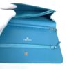 Chanel Turquoise Lizard Embossed Leather WOC with Silver Hardware 19
