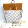 Louis Vuitton Neverfull MM Azur with Rose Ballerine Interior 2