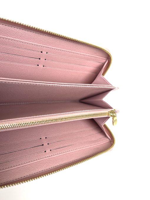 Louis Vuitton Azur Zippy Wallet with Rose Ballerine Interior 10