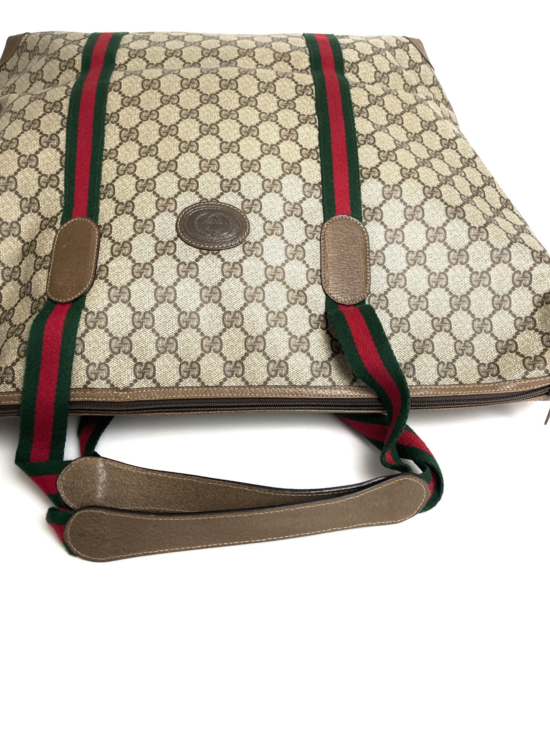 Vintage Gucci Monogram Tote Bag - Gucci