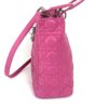 Christian Dior Lady Dior Hot Pink Lambskin Cannage Large 24