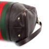 Gucci Dark Brown Leather Web Medium Joy Boston Bag 17