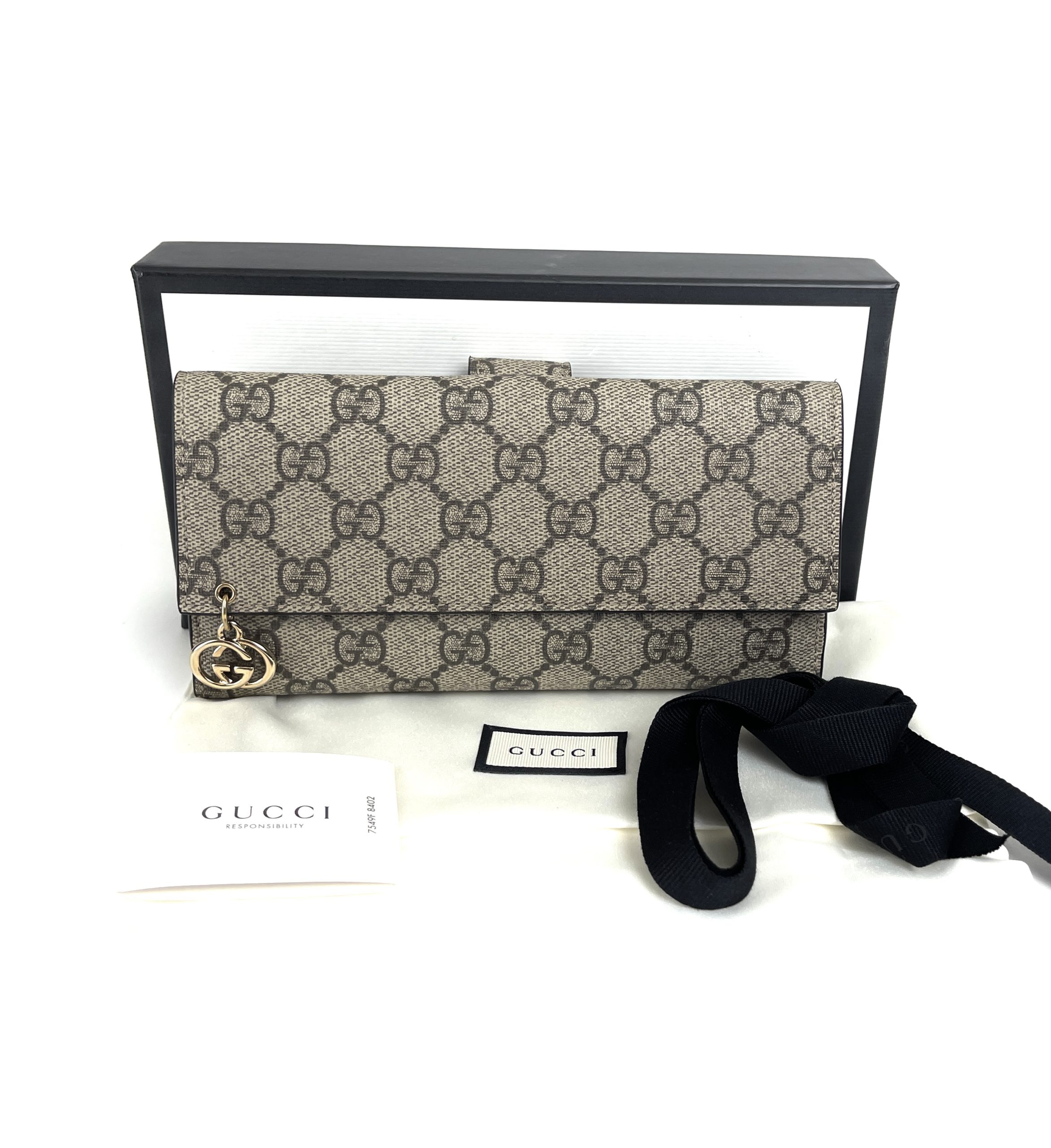 Gucci GG Tan/Brown Supreme Long - A Of Goods For LLC