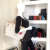 Louis Vuitton Neverfull MM Azur with Rose Ballerine Interior 3