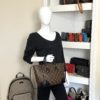 Louis Vuitton Noir Monogram Canvas Phenix PM Satchel or Shoulder Bag 3