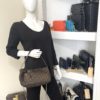 Christian Dior Monogram Romantique Shoulder Bag Pochette Brown 17