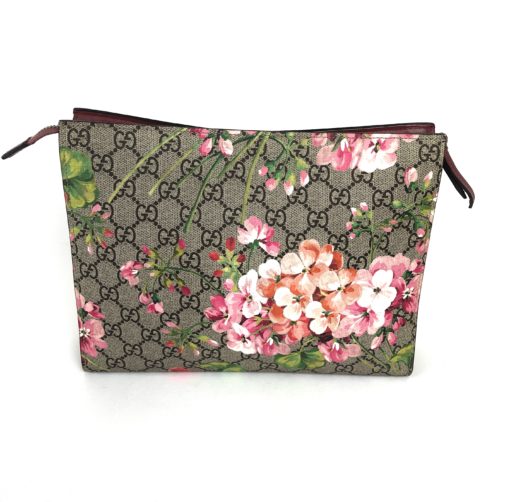 Gucci Large GG Supreme Blooms Cosmetic Case 11