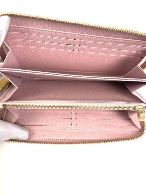 Louis Vuitton Azur Zippy Wallet with Rose Ballerine Interior 3
