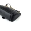 Gucci Calfskin Matelasse Small GG Marmont Shoulder Bag Black 22