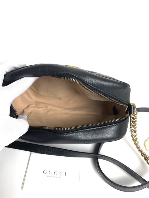 Gucci GG Marmont Small Matelassé Crossbody Shoulder Bag 21