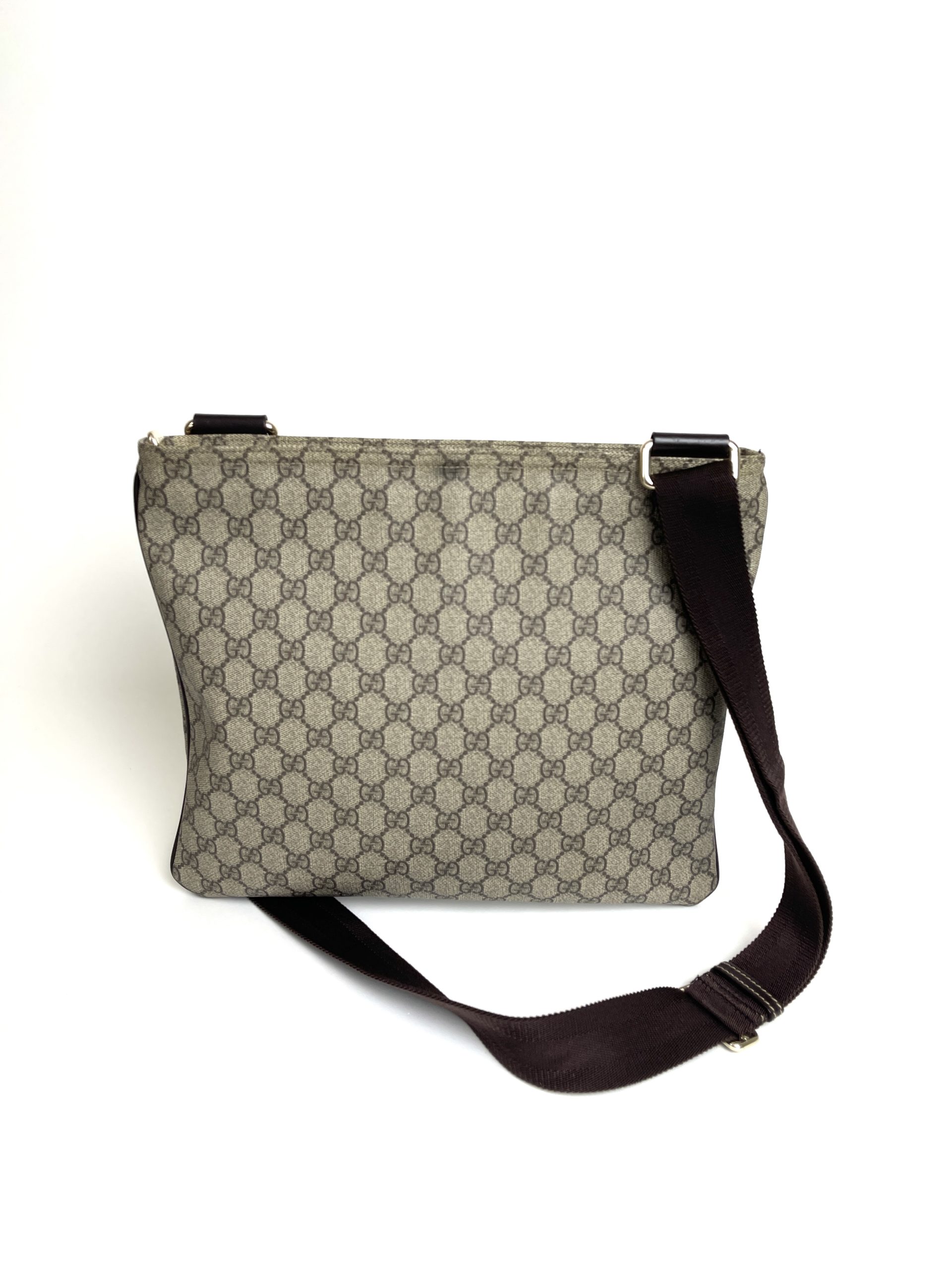 Gucci Supreme Web Large Flap Messenger Bag - A World Of Goods For You, LLC
