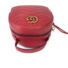 Gucci GG Marmont Quilted Red Matelassé Leather Backpack 16