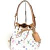 Louis Vuitton White Multicolor Petit Noe 10