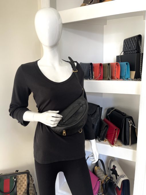 Louis Vuitton Black Empreinte Leather Bum Bag 3