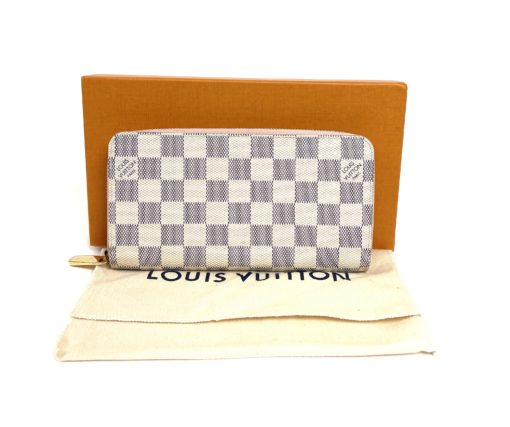 Louis Vuitton Azur Zippy Wallet with Rose Ballerine Interior