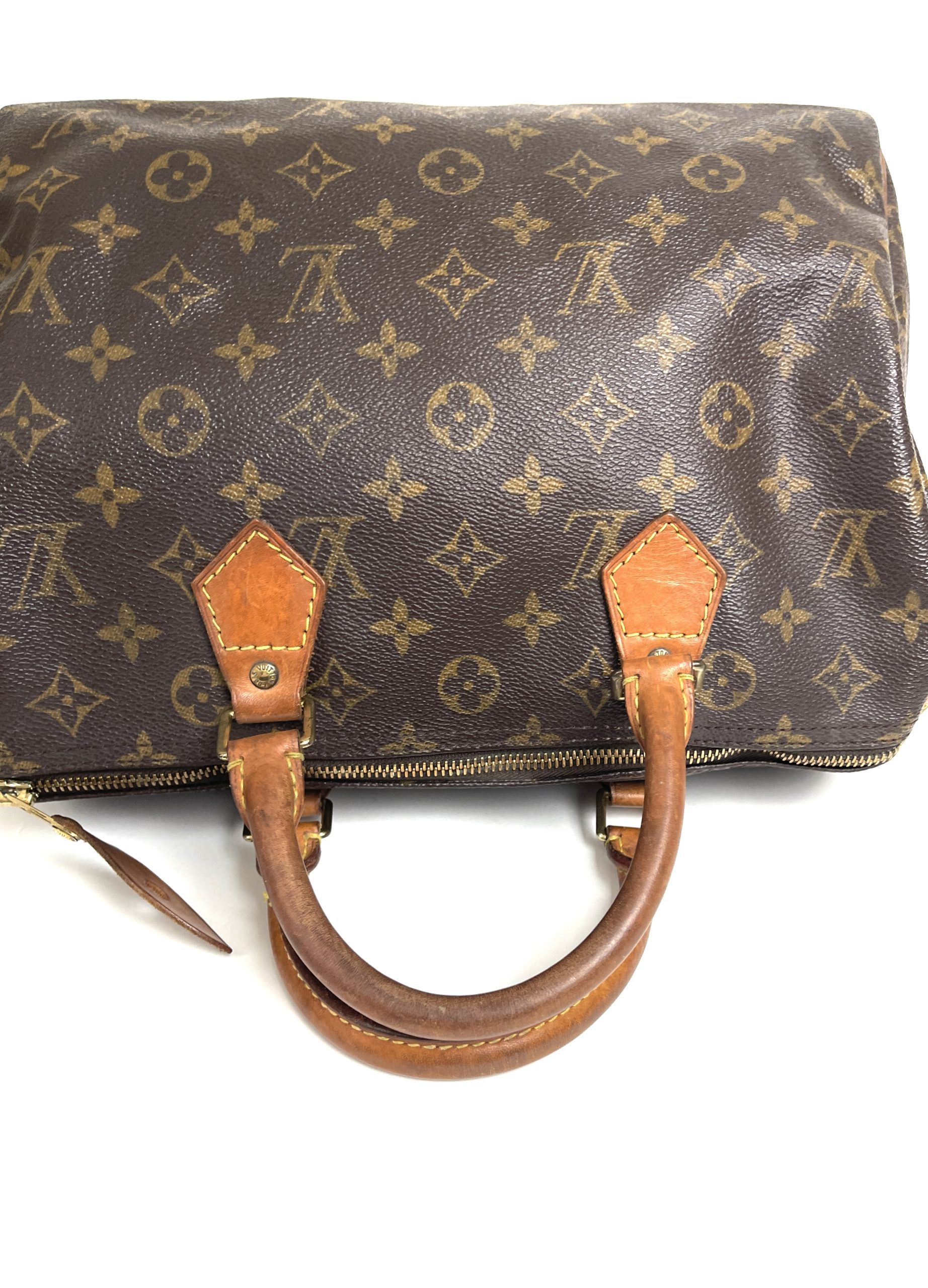 Vintage Louis Vuitton Classic Monogram Speedy 30 Bag II – Recess