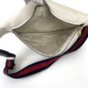 Gucci Grained Calfskin Large Logo Belt Bag Off White 4