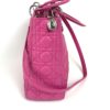 Christian Dior Lady Dior Hot Pink Lambskin Cannage Large 5