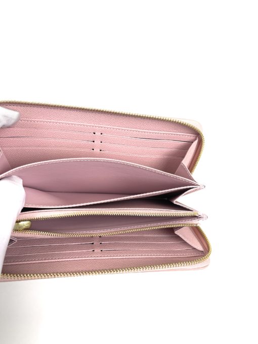 Louis Vuitton Azur Zippy Wallet with Rose Ballerine Interior 20
