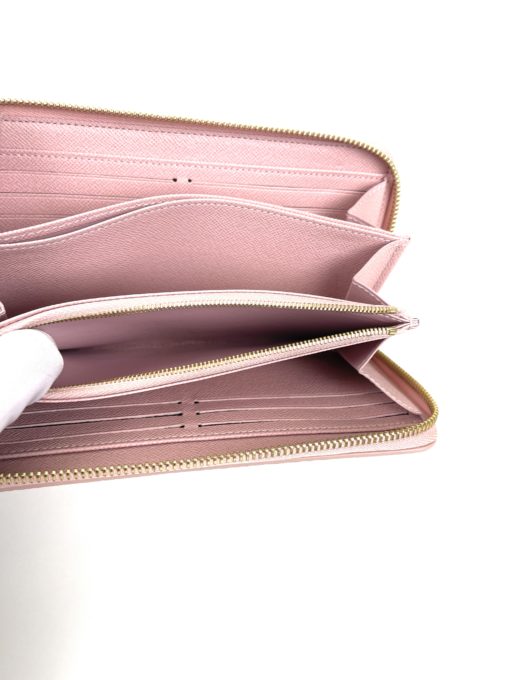 Louis Vuitton Azur Zippy Wallet with Rose Ballerine Interior 18