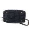 Prada Tessuto Nylon Nappa Gaufre Shopping Satchel Black 22