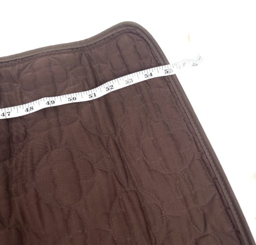 Louis Vuitton Dark Brown Quilted Fabric Yoga Mat 9