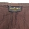 Louis Vuitton Dark Brown Quilted Fabric Yoga Mat 6