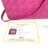 Christian Dior Lady Dior Hot Pink Lambskin Cannage Large 35