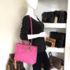 Christian Dior Lady Dior Hot Pink Lambskin Cannage Large 20