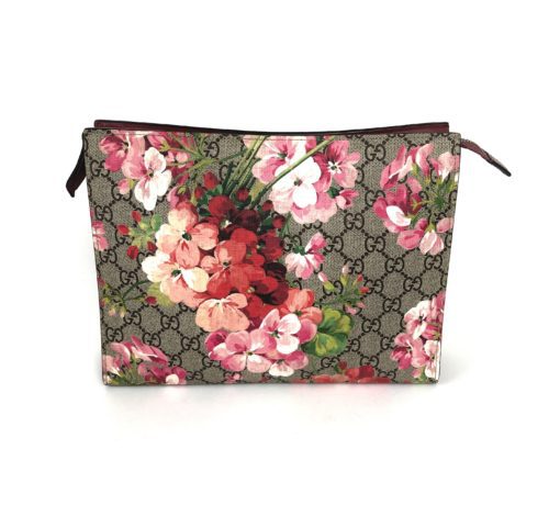 Gucci Large GG Supreme Blooms Cosmetic Case 2